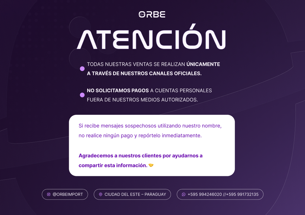 Informações importantes!
