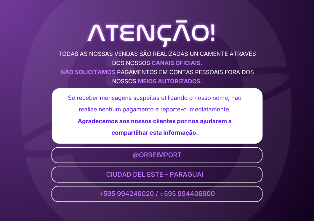 Informações importantes!