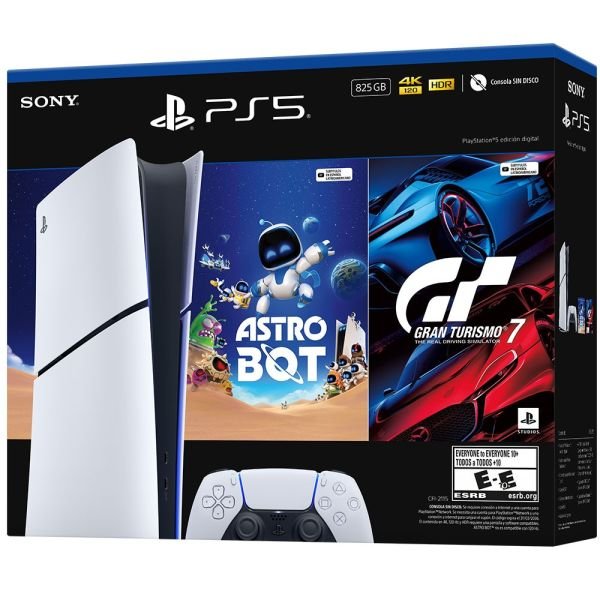 CONSOLA SONY PS5 SLIM ASTRO BOT CFI-201B5 DIGITAL EDT 1TB SSD