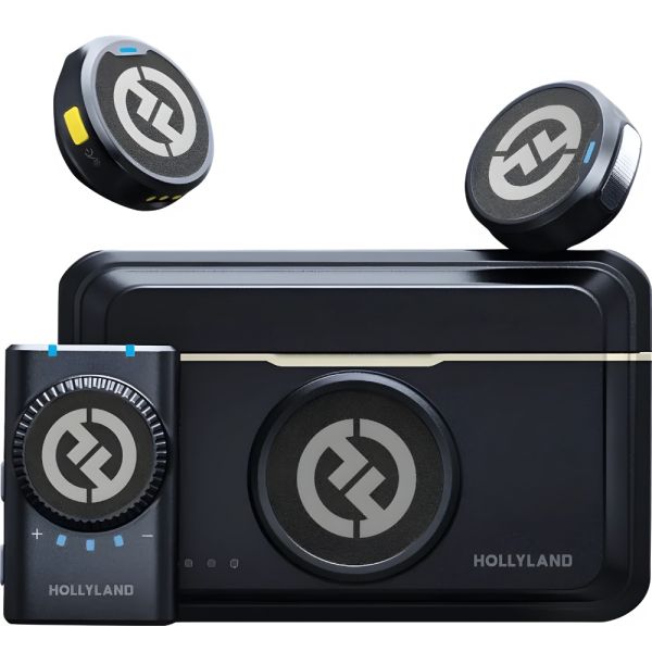 MICROFONO HOLLYLAND LARK M2 COMBO (2TX+3RX) SEM FIO USB-C LIGHTING