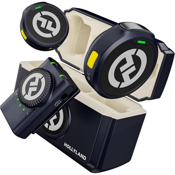 MICROFONO HOLLYLAND LARK M2 COMBO (2TX+3RX) SEM FIO USB-C LIGHTING